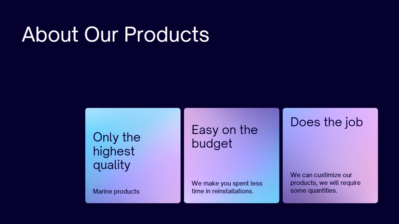 PRODUCTS